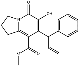 METHYL 6-HYDROXY-5-OXO-7-(1-PHENYLALLYL)-1,2,3,5-TETRAHYDROINDOLIZINE-8-CARBOXYLATE