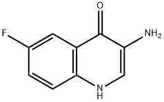 3-AMINO-6-FLUORO-QUINOLIN-4-OL Structural