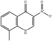 4-HYDROXY-8-METHYL-3-NITROQUINOLINE
 Structural