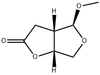 FURO[3,4-B]FURAN-2(3H)-ONE, TETRAHYDRO-4-METHOXY-, (3AS,4S,6AR)- Structural