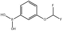 3-(Difluoromethoxy)-benzeneboronic acid Structural