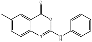 6-METHYL-2-(PHENYLAMINO)-4H-3,1-BENZOXAZIN-4-ONE