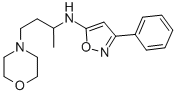 4-Morpholinepropanamine, alpha-methyl-N-(3-phenyl-5-isoxazolyl)-