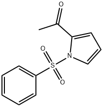 2-ACETYL-1-(PHENYLSULFONYL)PYRROLE Structural