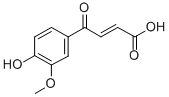 2-Butenoic acid, 4-(4-hydroxy-3-methoxyphenyl)-4-oxo-, (E)- Structural