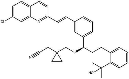 Montelukast Cyclopropaneacetonitrile Structural