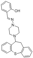 2-(((4-(10,11-Dihydrodibenzo(b,f)thiepin-10-yl)-1-piperazinyl)imino)me thyl)phenol