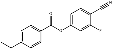 4-Cyano-3-fluorophenyl-4-ethylbenzoate Structural