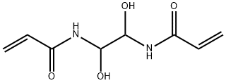 N,N'-(1,2-DIHYDROXYETHYLENE)BISACRYLAMIDE Structural