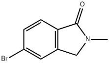 5-bromo-2-methylisoindolin-1-one Structural