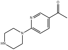 1-[6-(1-Piperazinyl)-3-pyridinyl]ethanone