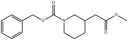 METHYL N-CBZ-3-PIPERIDINEACETATE Structural