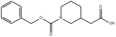 N-CBZ-3-PIPERIDINEACETIC ACID Structural