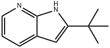 2-(TERT-BUTYL)-1H-PYRROLO[2,3-B]PYRIDINE Structural