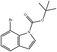 7-Bromo-1H-indole, N-BOC protected