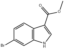 1H-INDOLE-3-CARBOXYLIC ACID,6-BROMO-,METHYL ESTER Structural