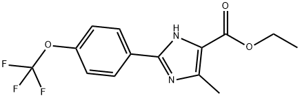 5-METHYL-2-(4-TRIFLUOROMETHOXYPHENYL)-3H-IMIDAZOLE-4-CARBOXYLIC ACID ETHYL ESTER