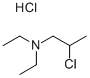 2-CHLORO-N,N-DIETHYLPROPANAMINE HYDROCHLORIDE Structural