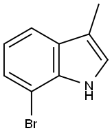 1H-Indole, 7-broMo-3-Methyl-