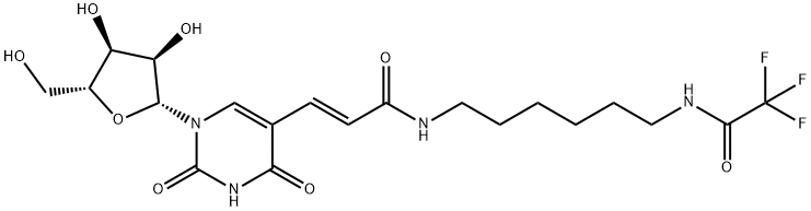 5-[3-OXO-3-[[6-[TRIFLUORACETYLAMINO]HEXYL]AMINO]-1-PROPENYL]URIDINE