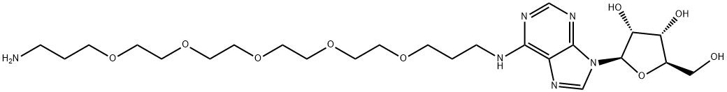 N6-[((((3-AMINOPROPOXY(ETHOXY))ETHOXY)ETHOXY)ETHOXY)-PROPYL]ADENOSINE