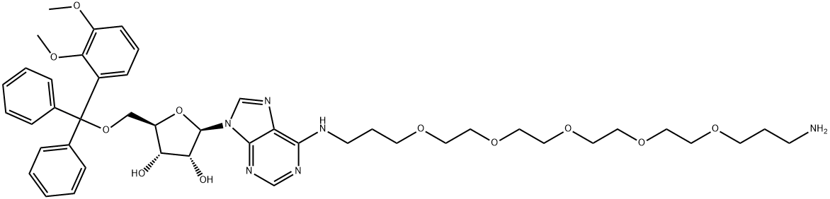 5'-O-(DIMETHOXYTRITYL)-N6-[((((3-AMINOPROPOXY(ETHOXY))-ETHOXY)ETHOXY)ETHOXY) PROPYL]ADENOSINE