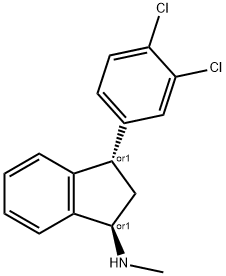 (1R,3S)-REL-3-(3,4-DICHLOROPHENYL)-2,3-DIHYDRO-N-METHYL-1H-INDEN-1-AMINE HYDROCHLORIDE