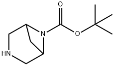 tert-Butyl 3,6-diazabicyclo[3.1.1]heptane-6-carboxylate Structural