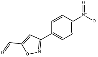 3-(4-NITRO-PHENYL)-ISOXAZOLE-5-CARBALDEHYDE Structural