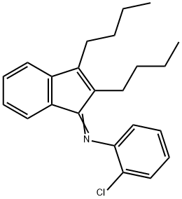 (2-CHLORO-PHENYL)-[2,3-DIBUTYL-INDEN-(1Z)-YLIDENE]-AMINE