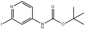 (2-IODO-PYRIDIN-4-YL)-CARBAMIC ACID TERT-BUTYL ESTER Structural