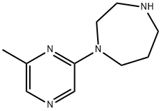 1-(6-METHYLPYRAZIN-2-YL)-1,4-DIAZEPANE Structural