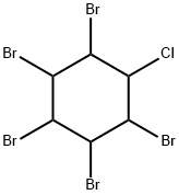 1,2,3,4,5-Pentabromo-6-chlorocyclohexane