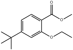 4-TERT-BUTYL-2-ETHOXY-BENZOIC ACID METHYL ESTER Structural