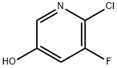 2-Chloro-3-fluoro-5-hydroxypyridine Structural