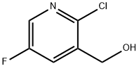 2-CHLORO-5-FLUORO-3-(HYDROXYMETHYL)PYRIDINE Structural