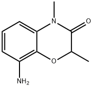 8-Amino-2,4-dimethyl-2H-1,4-benzoxazin-3(4H)-one Structural