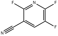 2,5,6-Trifluoronicotinic aicid nitrile Structural