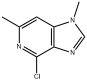 4-CHLORO-1,6-DIMETHYL-1H-IMIDAZO[4,5-C]PYRIDINE Structural