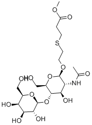 BETA-D-GAL-[1->4]-BETA-D-GLCNAC-1->O-CETE Structural