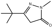 3-TERT-BUTYL-1-METHYL-2-PYRAZOLIN-5-ONE Structural