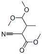 Butanoic acid, 2-cyano-4,4-dimethoxy-3-methyl-, methyl ester (9CI) Structural