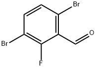 3,6-dibromo-2-fluorobenzaldehyde Structural