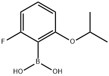 2-FLUORO-6-ISOPROPOXYPHENYLBORONIC ACID Structural