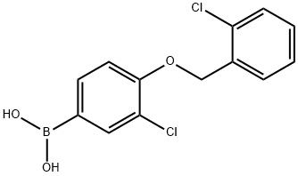 3-CHLORO-4-(2'-CHLOROBENZYLOXY)PHENYLBO&