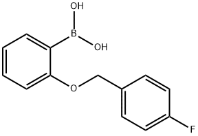 2-(4-FLUOROBENZYLOXY)PHENYLBORONIC ACID Structural