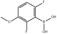 2,6-Difluoro-3-methoxybenzeneboronic acid Structural