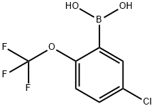 [5-CHLORO-2-(TRIFLUOROMETHOXY)PHENYL]BORONIC ACID Structural