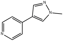 Pyridine, 4-(1-methyl-1H-pyrazol-4-yl)- Structural