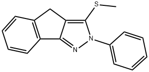 3-METHYLTHIO-2-PHENYL-2,4-DIHYDRO-INDENO[1,2-C]PYRAZOLE